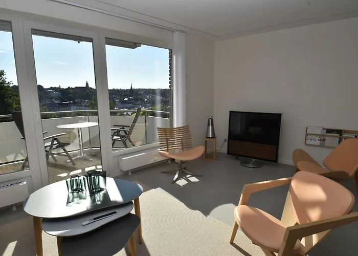 Apartman Fewo1846 - Foerdeview - Luxurioese Mit 2 Schlafzimmern Und Balkon Mit Hafenblick Flensburg