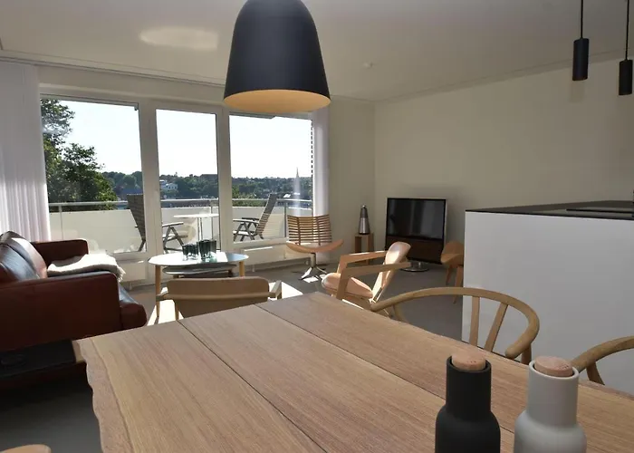 Fewo1846 - Foerdeview - Luxurioese Mit 2 Schlafzimmern Und Balkon Mit Hafenblick